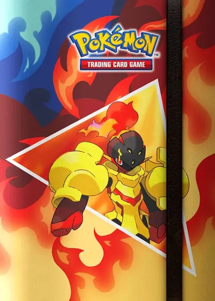 Binder full of Pokémon cards