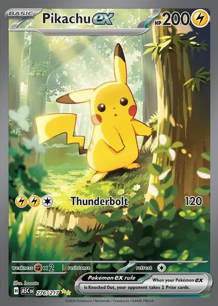 Modern full-art Pikachu card